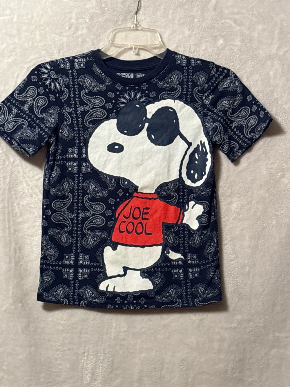 Peanuts Navy, White & Red Snoopy 'Joe Cool' Short Sleeve Tee